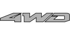 4WD Decal